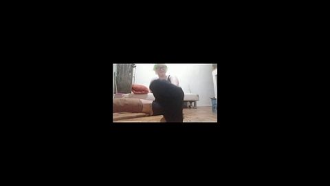 Pantyhose Stretching and Stump Play Fun